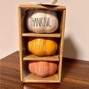 Rae Dunn Pumpkin Ramekins, set of 3